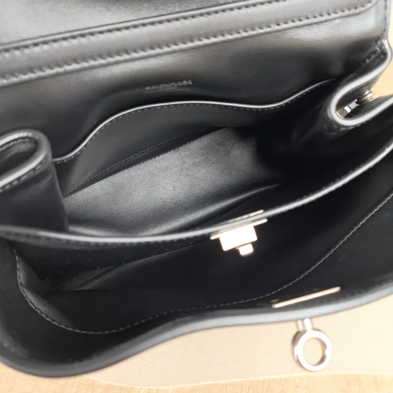 BALENCIAGA Crossbody Bag RODEO Black Calfskin Mini 23 × 10 × 17 cm — detail view 6 of 12