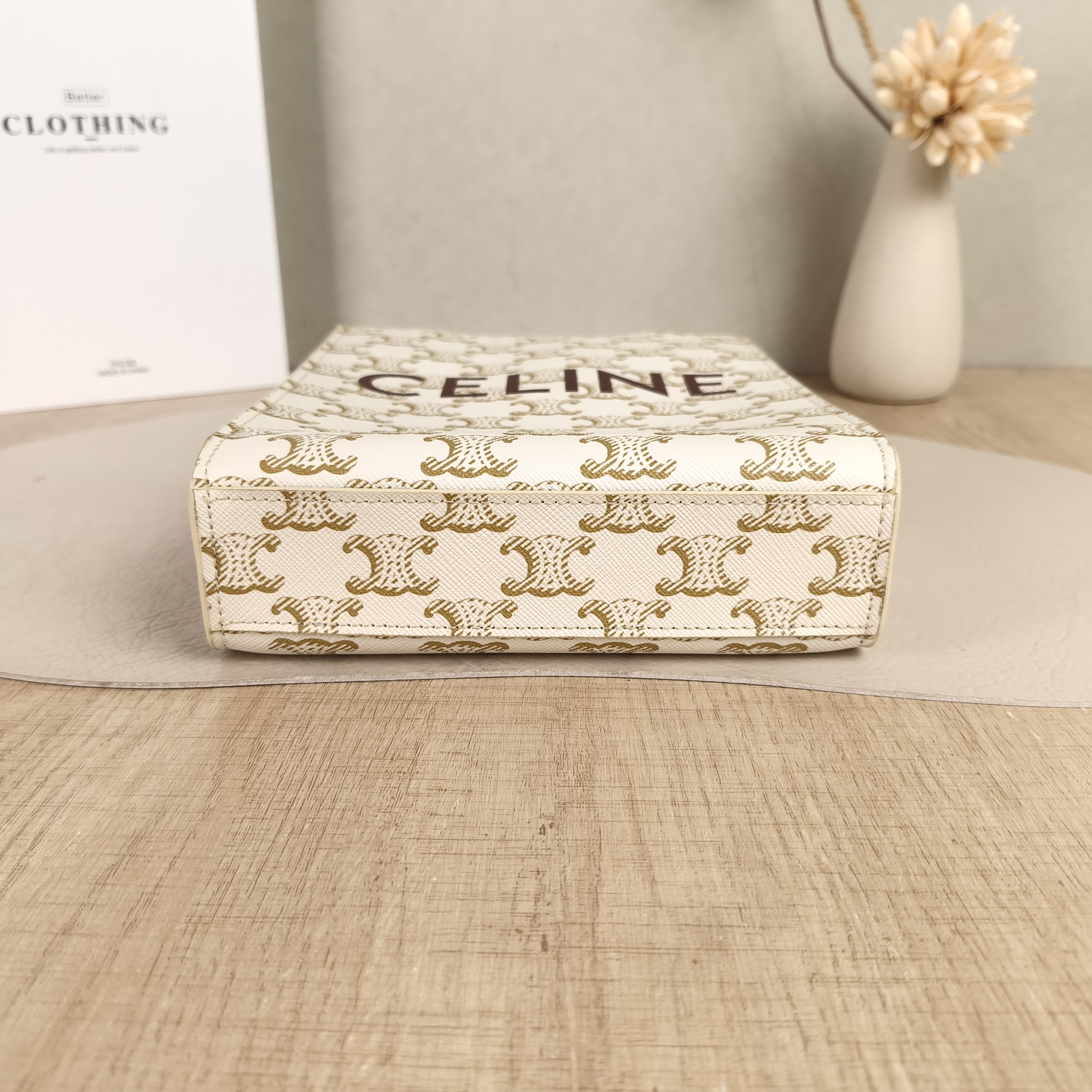 CELINE Crossbody Bag CABAS Mini White PV Cmini17 × 4 × 20.5 cm — cover view 2 of 5