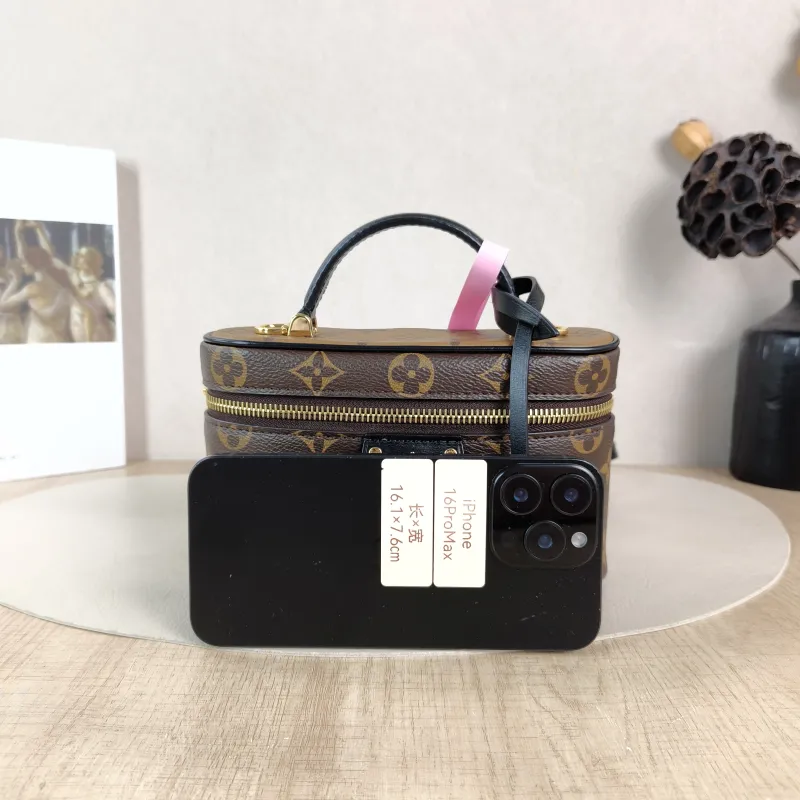 Louis Vuitton Shoulder Bag VANITY POUCH Cosmetic Bag Monogram PVC One Size 19 × 6.5 × 11.5 cm — cover view 2 of 5