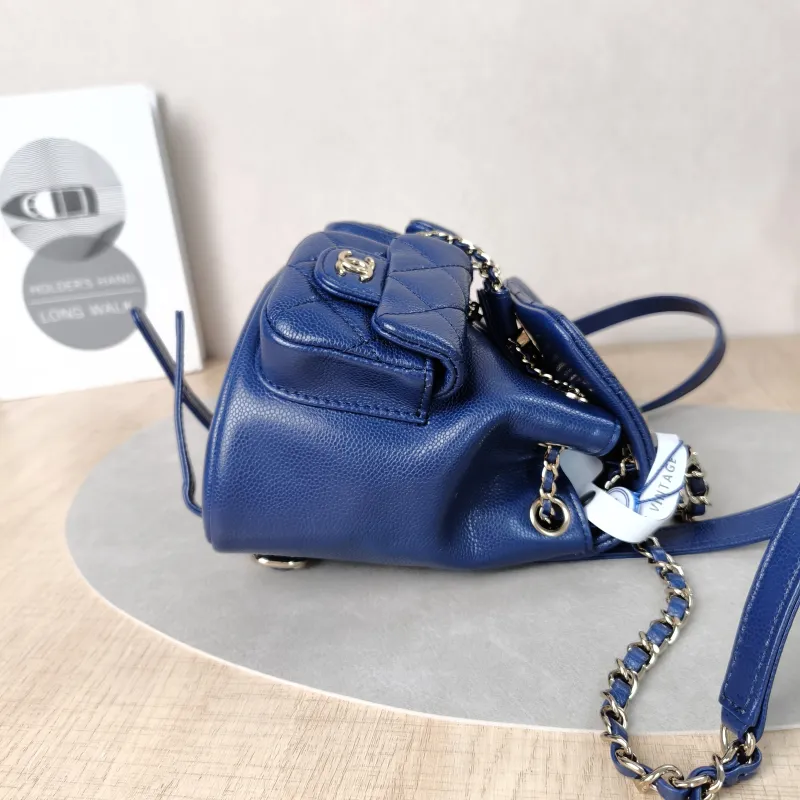 Chanel Backpack Duma Grained Calfskin Small16.5 × 10 × 17.5 cm — detail view 13 of 15