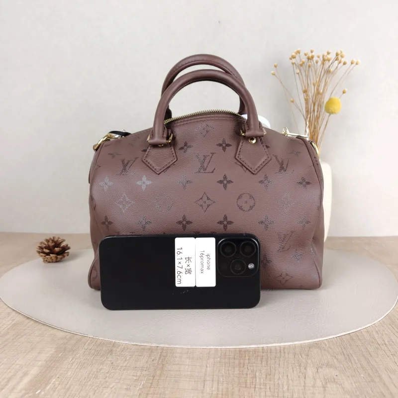Louis Vuitton Top Handle Bag Speedy Soft 25 Calfskin One Size 25 × 15 × 20 cm — cover view 3 of 5