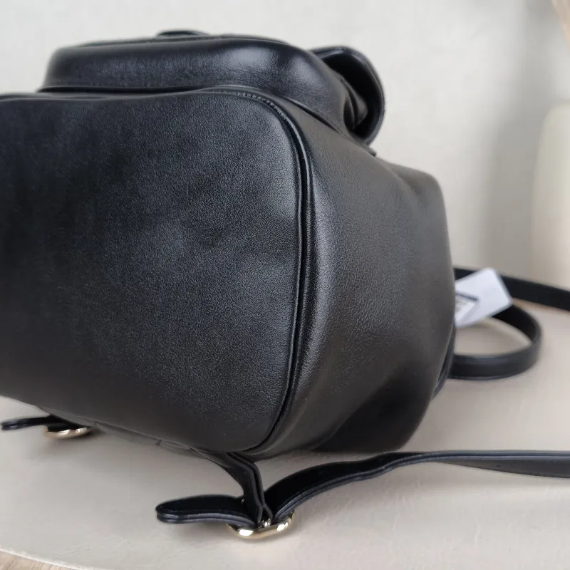 Chanel Backpack Duma Black Calfskin Small 18 × 12 × 18.5 cm — detail view 10 of 14