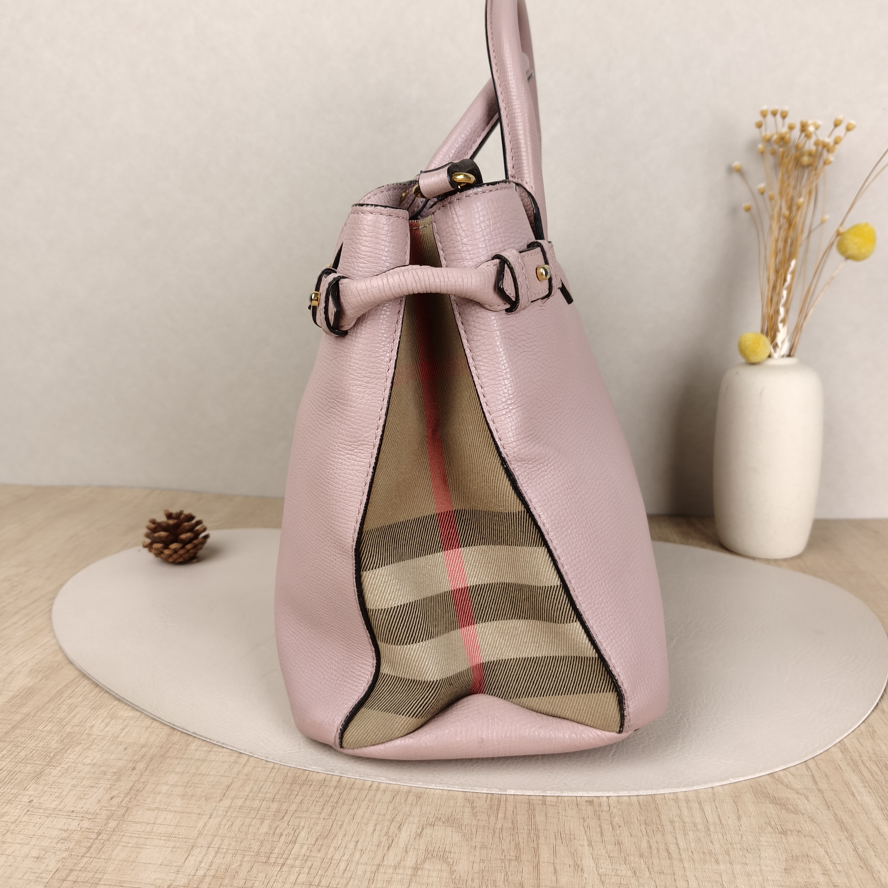BURBERRY Crossbody Bagbanner Top Handle Bag — cover view 8 of 9