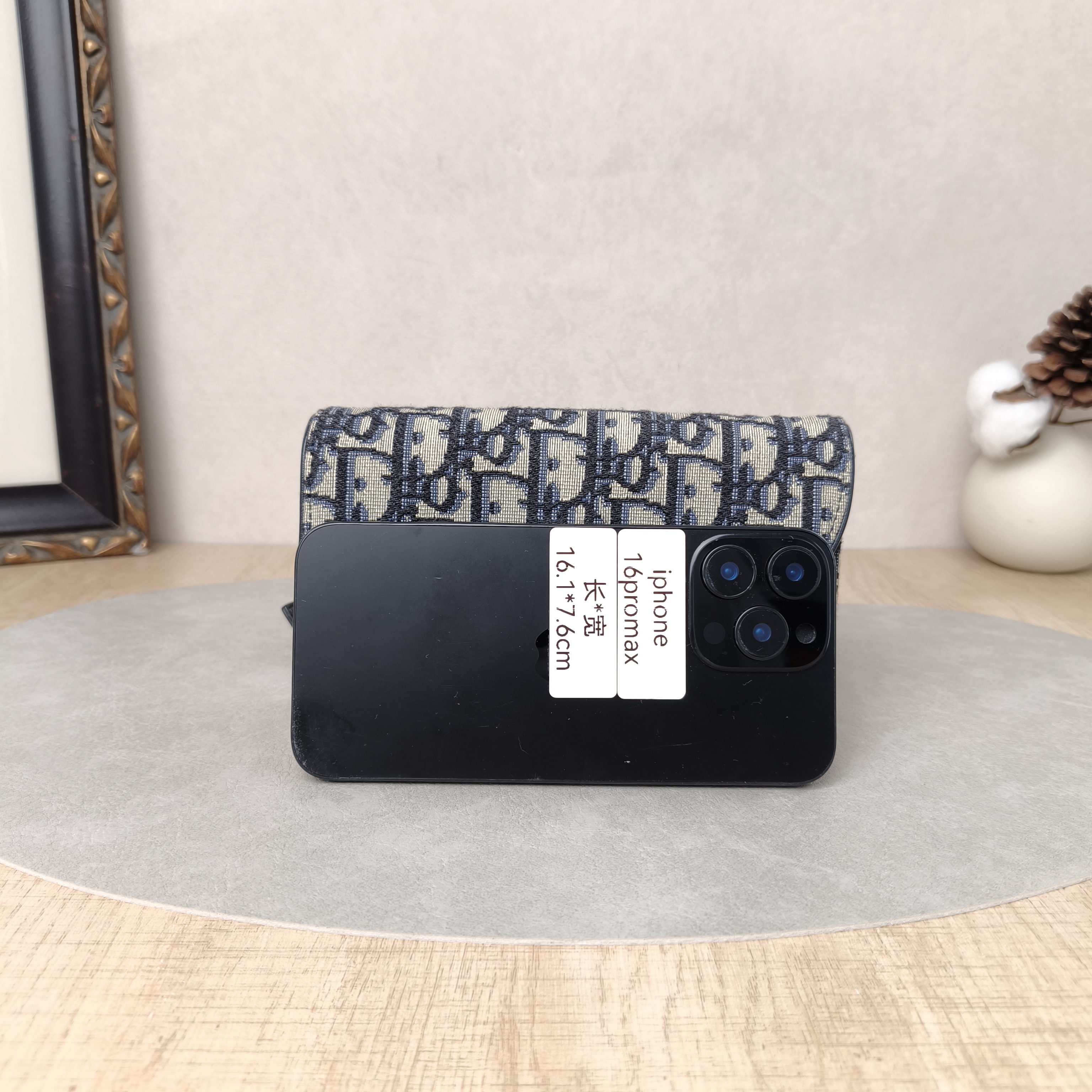 DIOR Belt Bag Saddle Belt Bag Monogram Canvas One Size17 × 3.5 × 10.5 cm — cover view 2 of 5