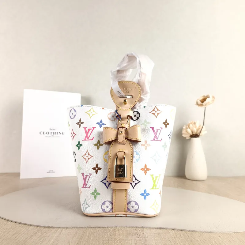 Louis Vuitton Top Handle Bag ALL IN BB Multicolore PVC BB 16 × 12 × 18 cm