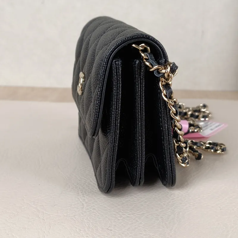 Chanel Crossbody Bag Crossbody Bag Black Grained Calfskin One Size 13 × 4 × 10 cm — detail view 11 of 13