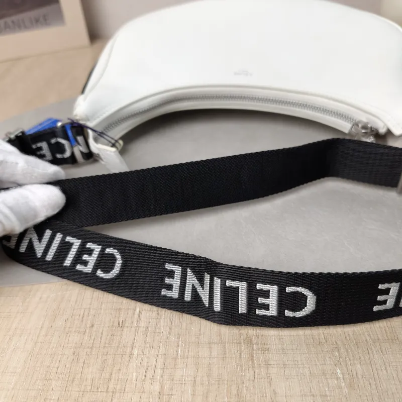 CELINE Shoulder Bag White Calfskin One Size 23 × 7 × 13 cm — detail view 11 of 13