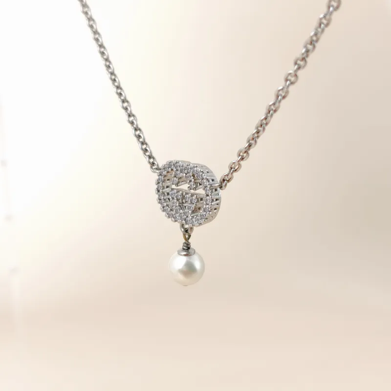 GUCCI Necklace GG Necklace Silver One Size 47cm — cover view 2 of 11