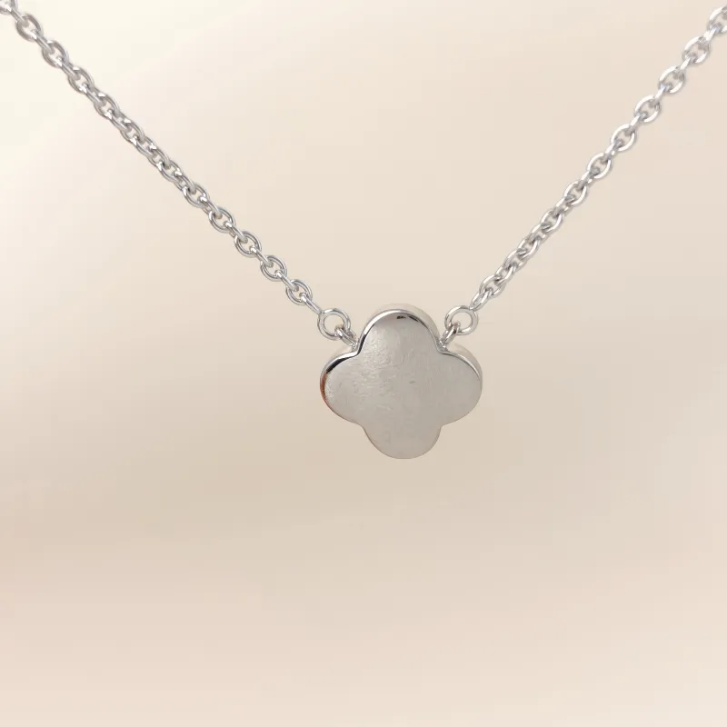 Van Cleef & Arpels Necklace Pure Alhambra Pavé Diamond Necklace White Gold Diamond18KW hite Gold One Size 41cm — cover view 7 of 8