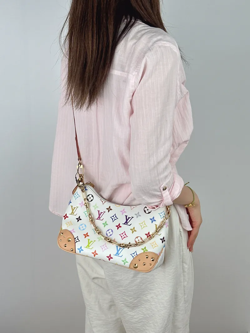 Louis Vuitton Crossbody Bag Boulogne Multicolore PVC Small26 × 9.5 × 16 cm — on-model view 2 of 2