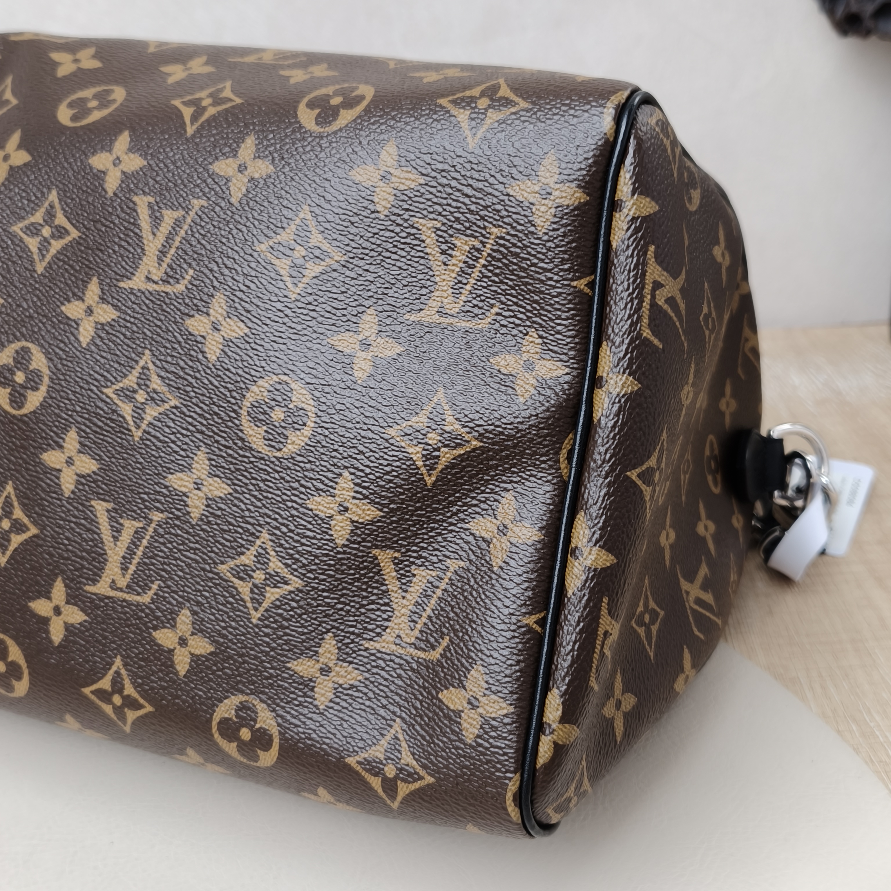 Louis Vuitton speedy soft30Monogrampvc Microchip Edition · Dust Bag Leather Tag Two Straps · 30 × 17 × 21 cm — cover view 10 of 10
