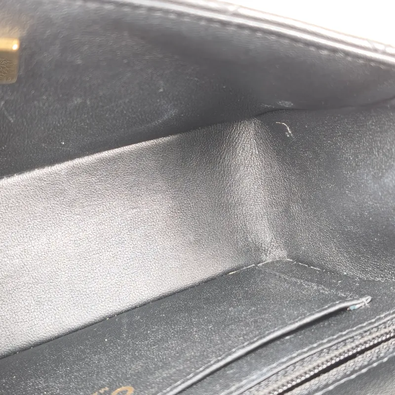 Chanel Crossbody Bag Classic Flap Large Mini CF Mini Black SL ambskin mini 20 × 6 × 12 cm — detail view 7 of 13