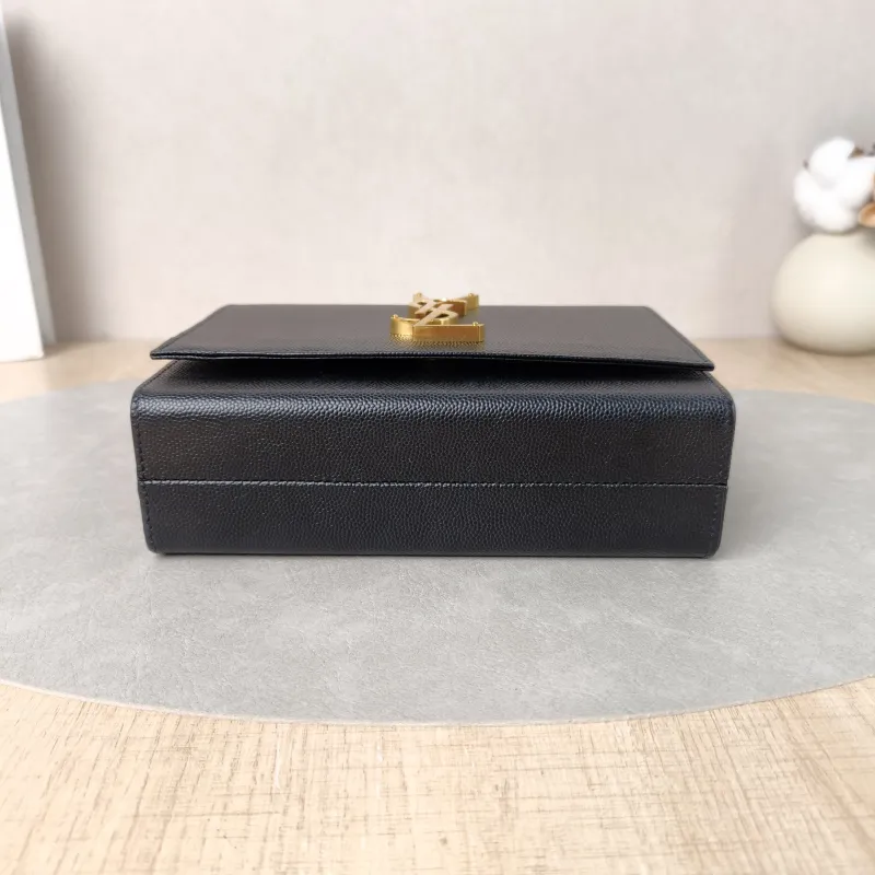 SAINT LAURENT Crossbody Bag KATE Box Chain Bag Black Calfskin One Size18 × 5.5 × 14 cm — cover view 4 of 6