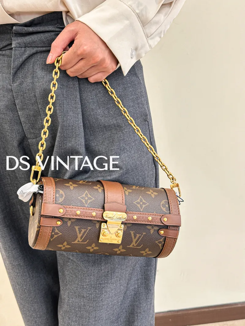 Louis Vuitton Crossbody Bag Papillon Trunk Monogram PVC Small19 × 9 × 9 cm — on-model view 2 of 3