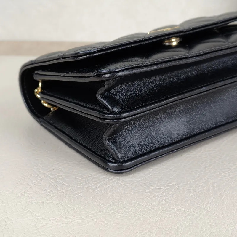 Chanel Crossbody Bag22b woc Black Lambskin15.5 × 4.5 × 11 cm — detail view 4 of 12