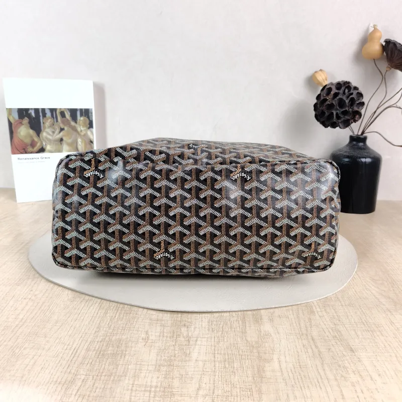 GOYARD Shoulder Bag Boheme Hobo Black ine Canvas Small 43 × 14 × 27 cm — cover view 6 of 6