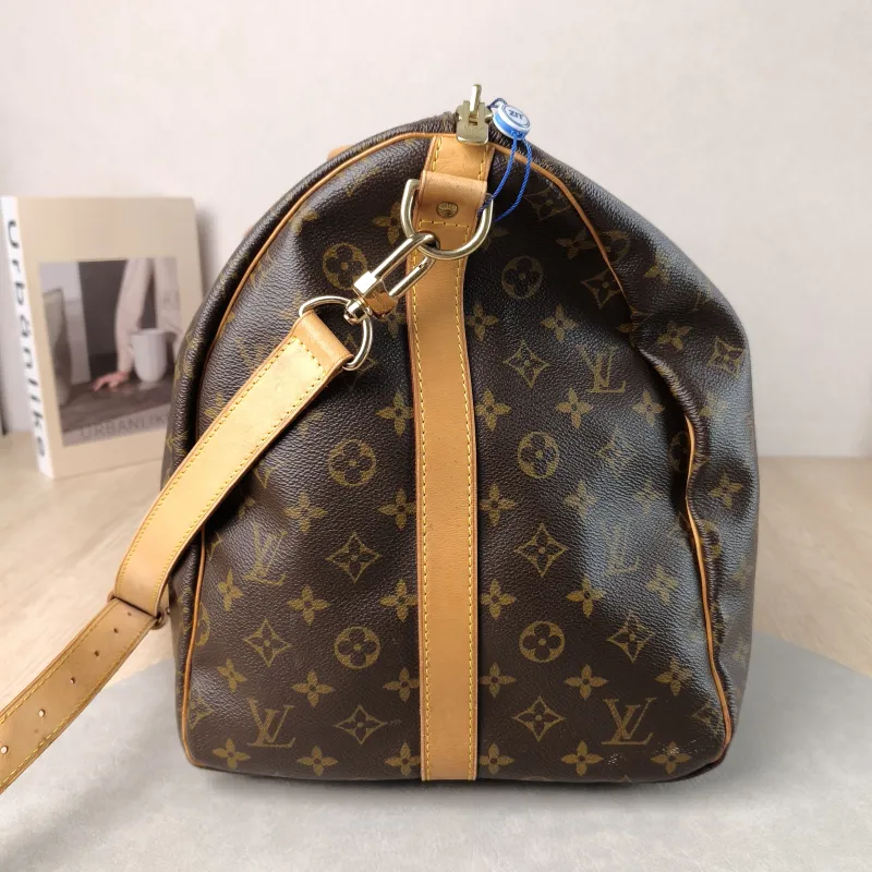 Louis Vuitton Crossbody Bag Keepall 55 Shoulder Strap Edition Monogram PVC One Size 55 × 26 × 31 cm — detail view 14 of 16