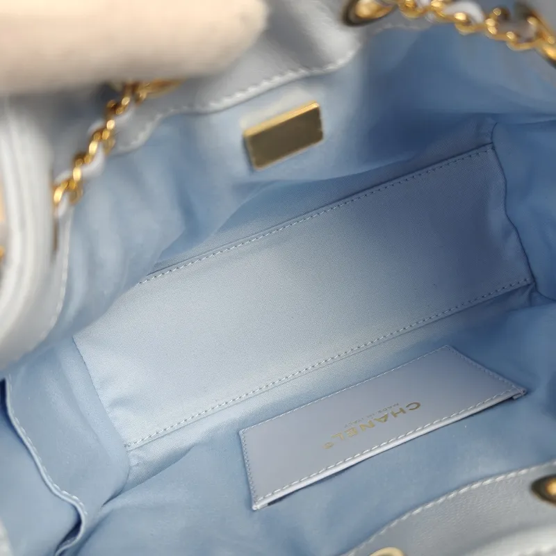 Chanel Crossbody Bag 25Bag Blue Grained Calfskin Mini 22 × 12.5 × 20 cm — detail view 8 of 11