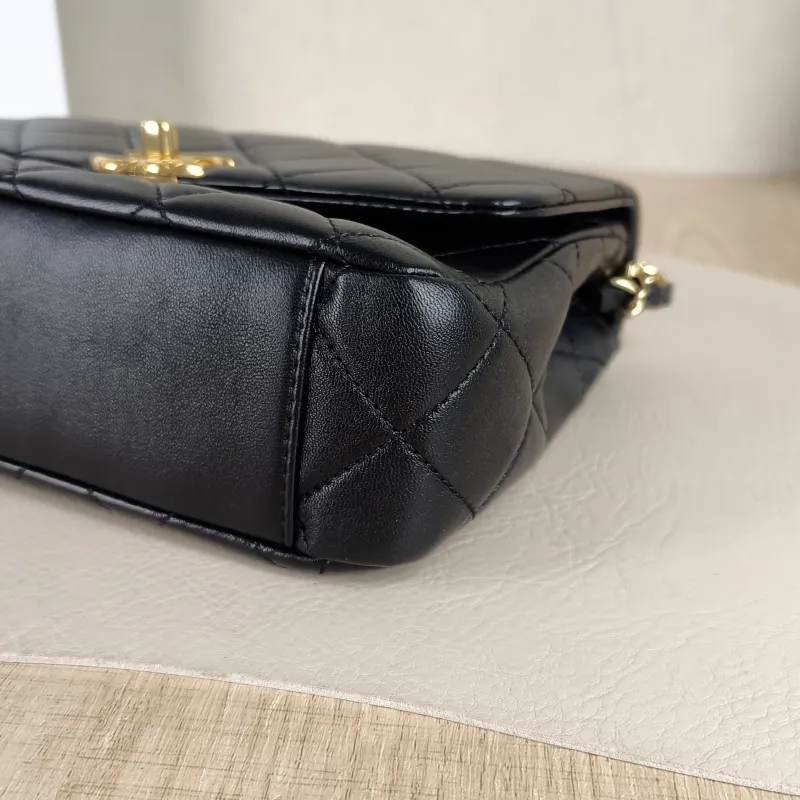Chanel Crossbody Bag24c mini Black Lambskin One Size20.5 × 6 × 14 cm — detail view 8 of 13