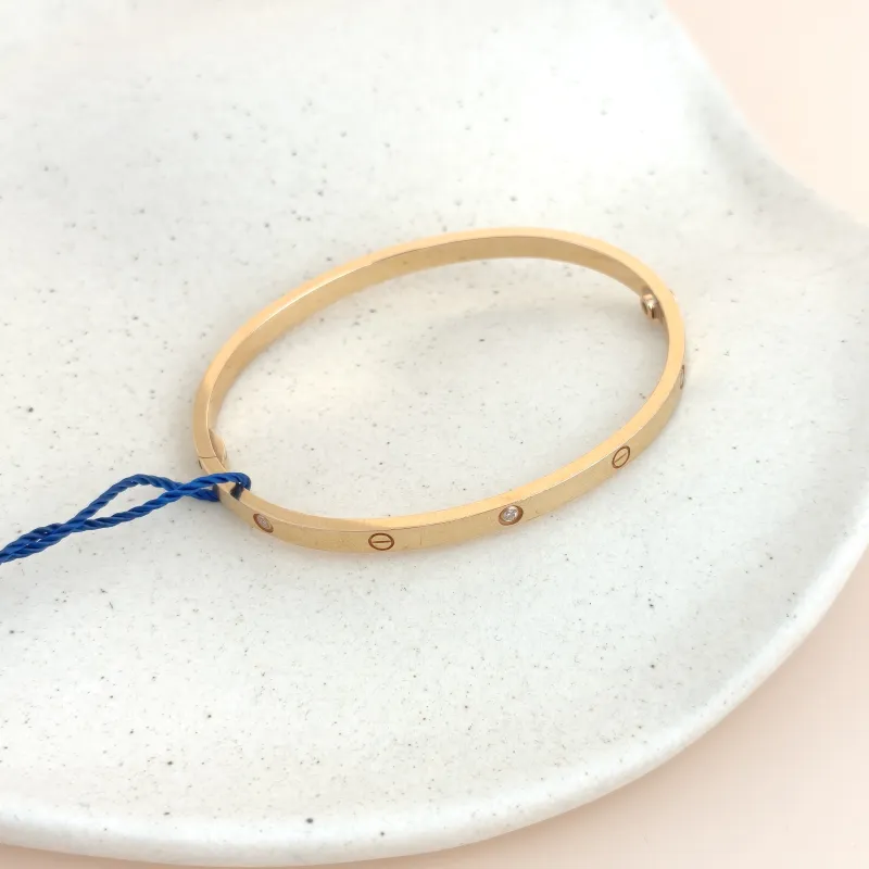 CARTIER Bangle Love Collection Bangle 18KY ellow Gold Diamond 17 3.6㎜ — cover view 8 of 8