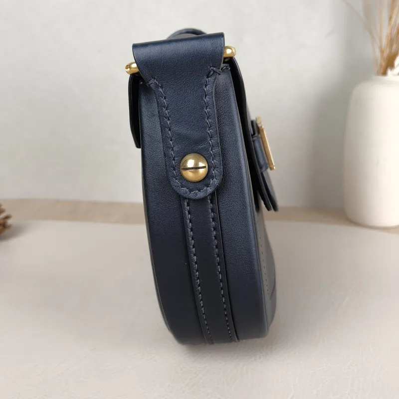 DIOR Crossbody Bag D-Fence Black Calfskin Medium 22.5 × 5 × 17.5 cm — detail view 6 of 12