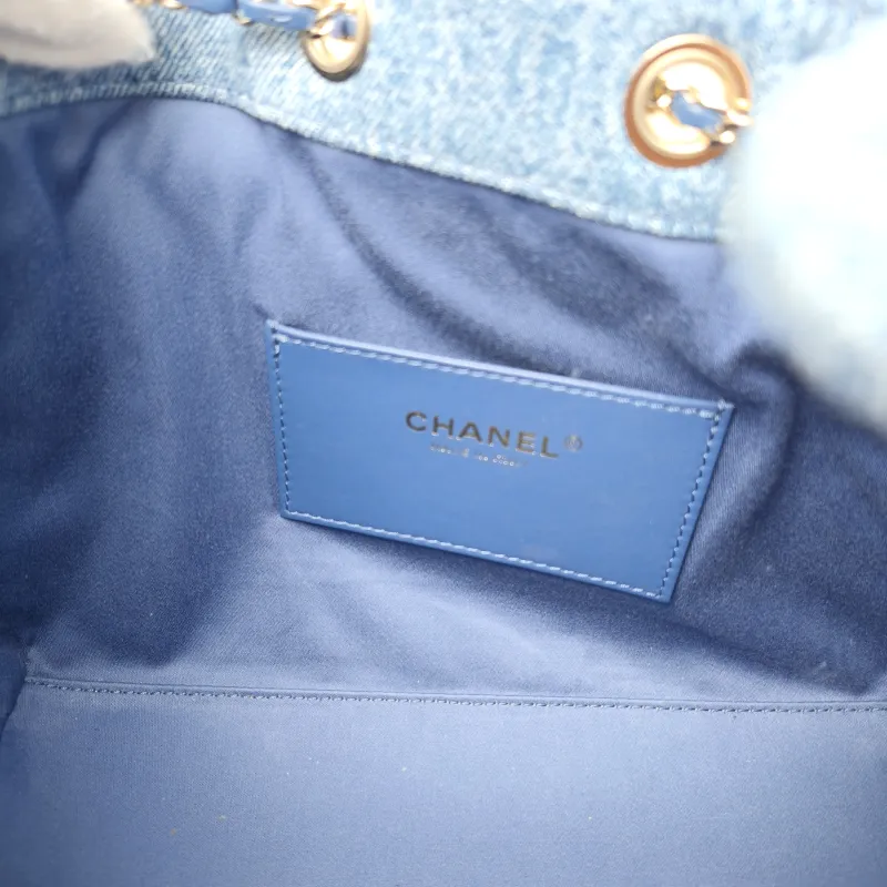 Chanel Shoulder Bag 25Bag Blue Small 26 × 14 × 30 cm — detail view 13 of 15