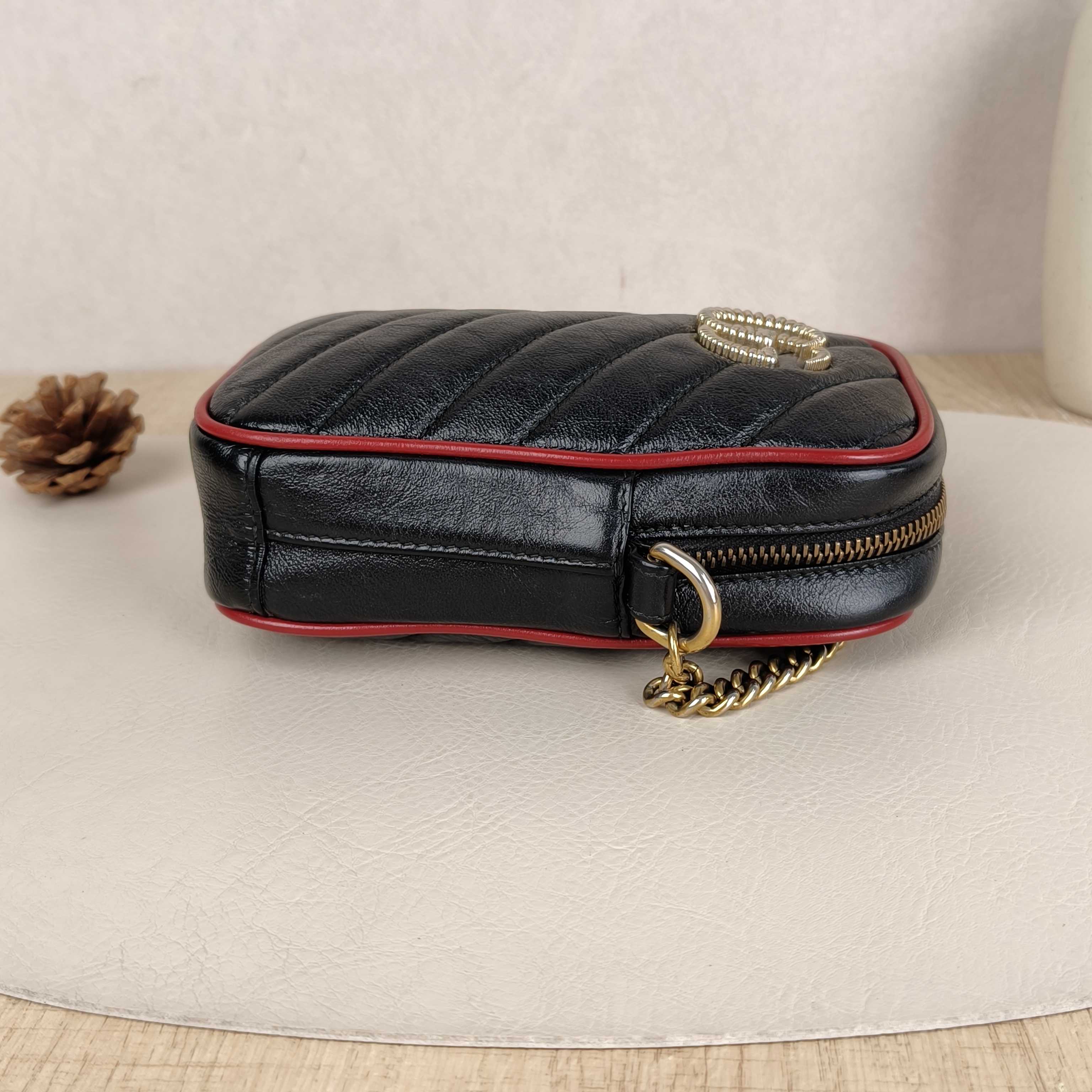 GUCCI GG marmont Marmont Blackmini10.5 × 5 × 17 cm — cover view 4 of 8