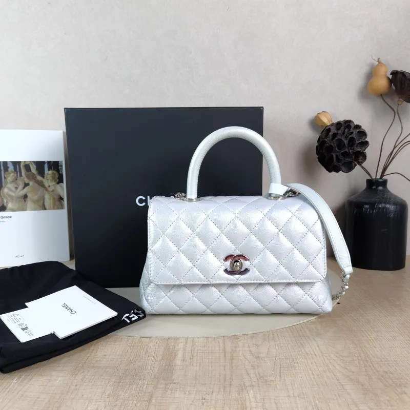 Chanel Top Handle Bag Coco Handle C Grained Calfskin Small 24 × 10 × 14 cm — cover view 2 of 6