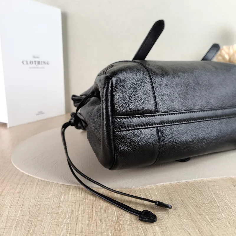 PRADA Shoulder Bag Karin Tote Bag Black Calfskin Medium 32 × 10.5 × 17.5 cm — detail view 2 of 12
