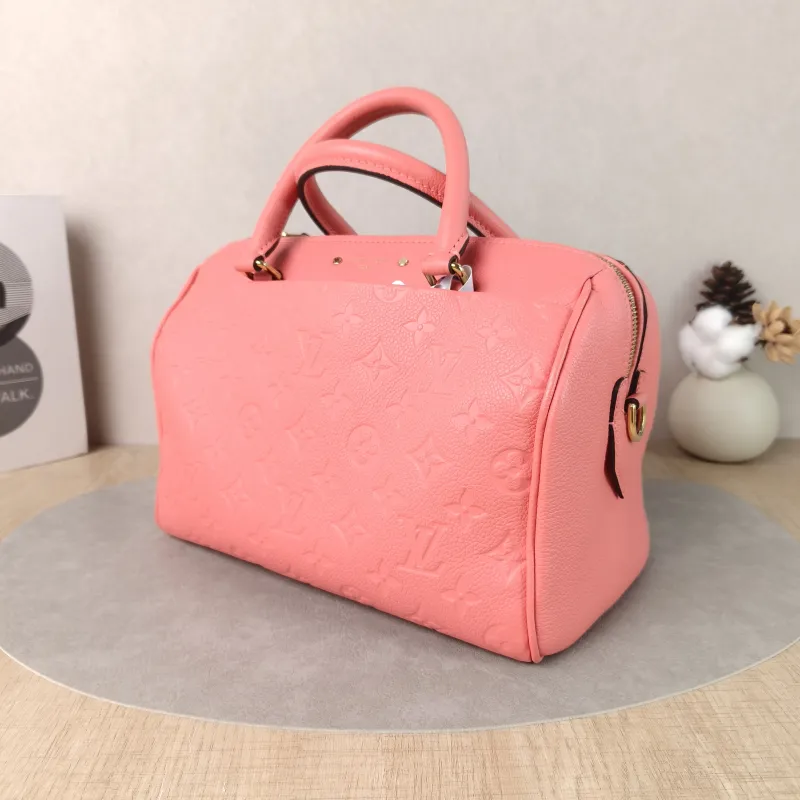 Louis Vuitton Top Handle Bag Speedy25 Pink Calfskin Medium25 × 15 × 19 cm — cover view 3 of 5