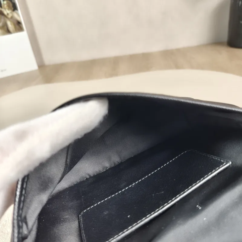 PRADA Crossbody Bag Messenger Bag Crossbody Bag Black Nylon One Size 11 × 3 × 13 cm — detail view 6 of 12