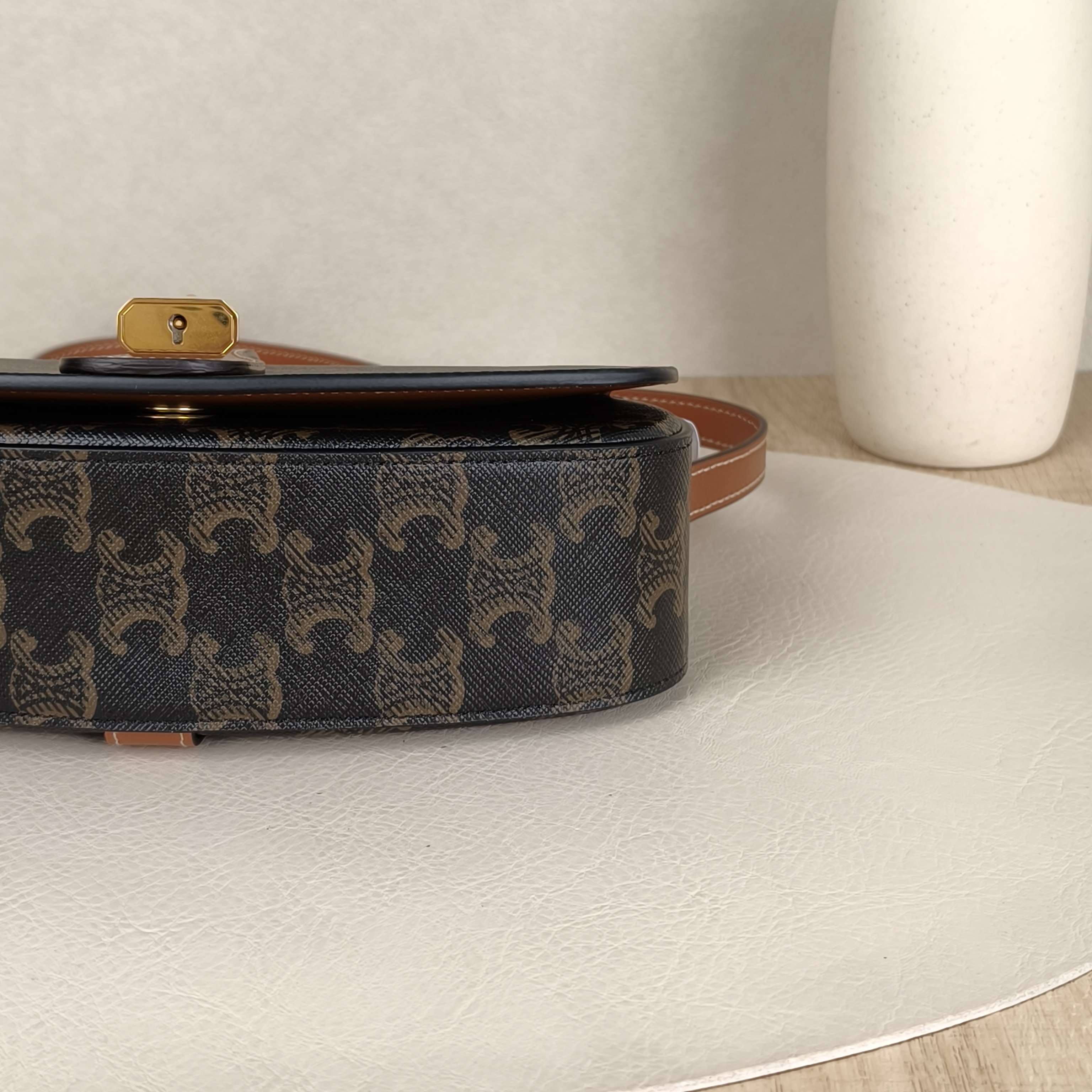 CELINE Crossbody Bag TABOU Monogram PV Cmini18 × 5 × 8 cm — cover view 6 of 10
