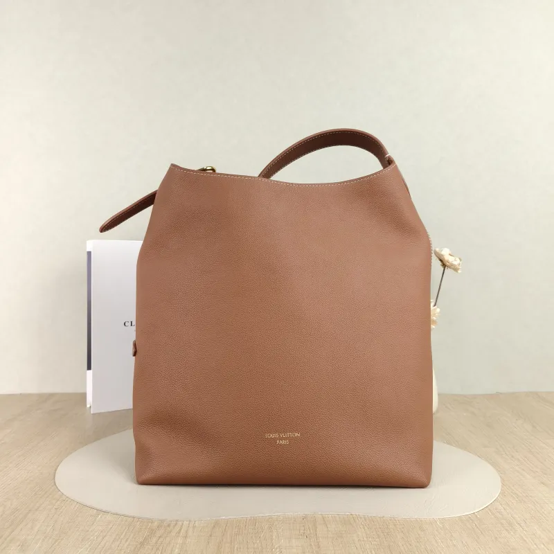 Louis Vuitton Shoulder Bag Low Key Hobo Shoulder Bag Calfskin Medium 31 × 18 × 35 cm