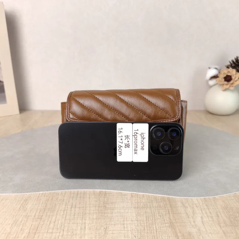 GUCCI Crossbody Bag GG Marmont Mini Marmont Mini Caramel Calfskin Mini 16.5 × 4.5 × 9.5 cm — cover view 2 of 5