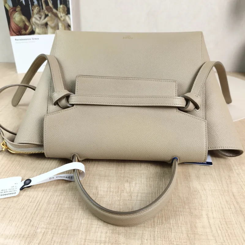 CELINE Shoulder Bag Belt Micro Calfskin Medium 24 × 13 × 20 cm — detail view 4 of 14