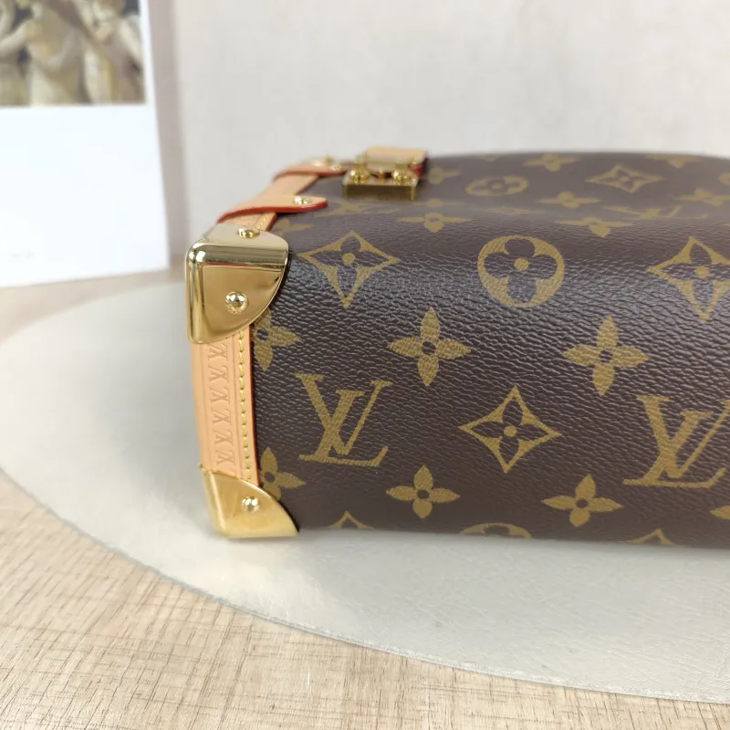 Louis Vuitton Crossbody Bag Side Trunk Box Monogram PVC Medium 23.5 × 8.5 × 16 cm — detail view 9 of 13