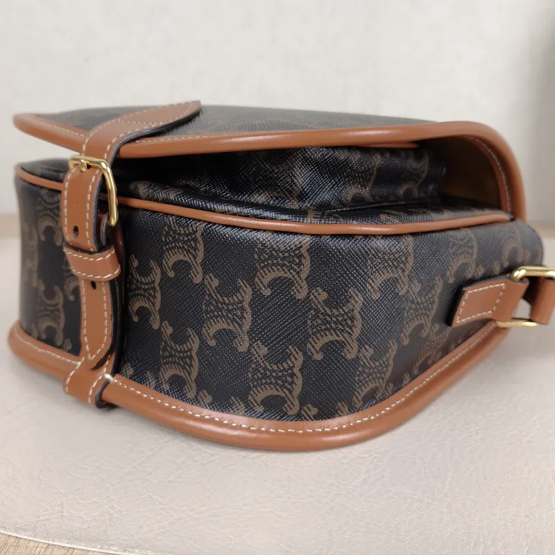 CELINE Crossbody Bag FOLCO Monogram PVC Medium 18.5 × 8 × 17 cm — detail view 4 of 13