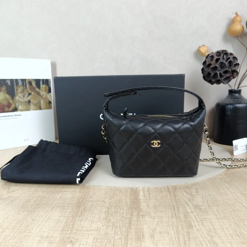 Chanel Crossbody Bag25c Vanity Case Bag Black Grained Calfskin One Size16 × 6 × 13 cm — cover view 5 of 6