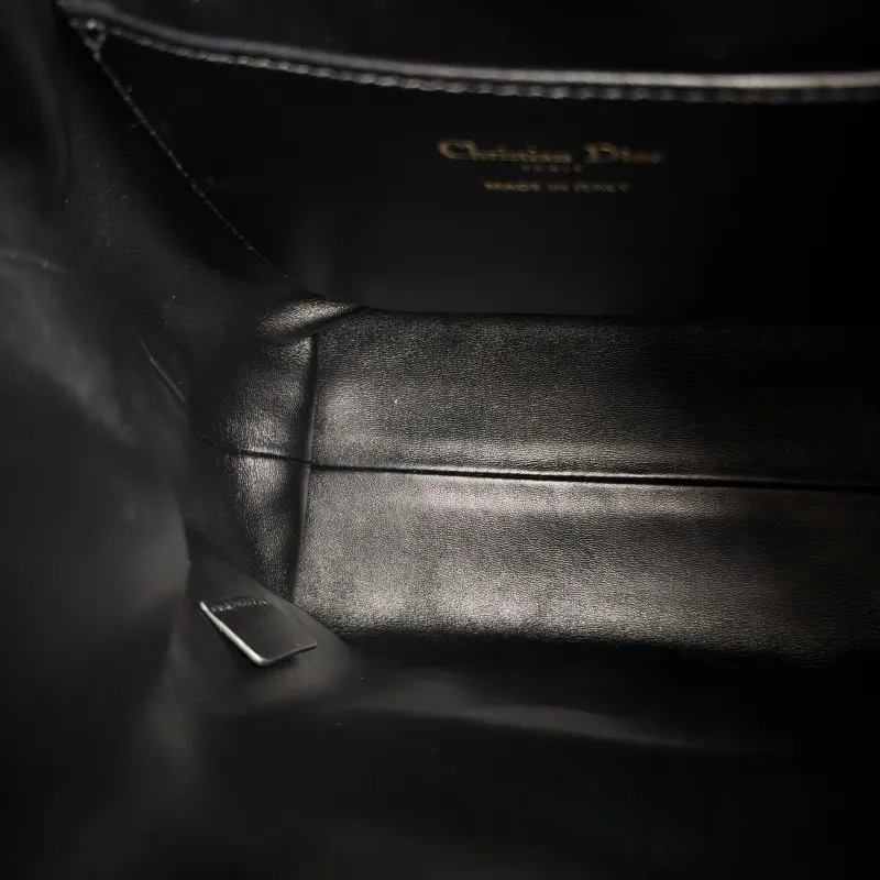 DIOR Crossbody Bag Caro Bucket Bag Black Lambskin Small 20 × 9 × 24 cm — detail view 3 of 11