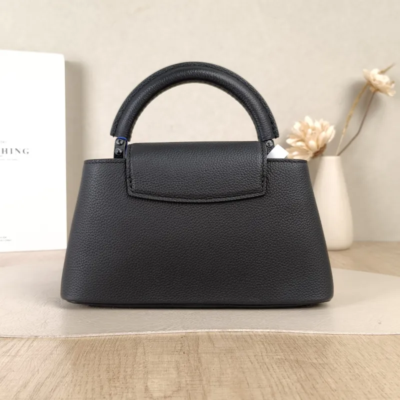 Louis Vuitton Crossbody Bag Capucines East West Black Calfskinmini22 × 8 × 12 cm — cover view 5 of 5