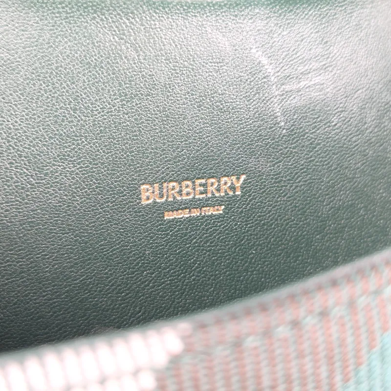 BURBERRY Crossbody Bag Crossbody Bag Green Canvas One Size19 × 6 × 16 cm — detail view 5 of 12