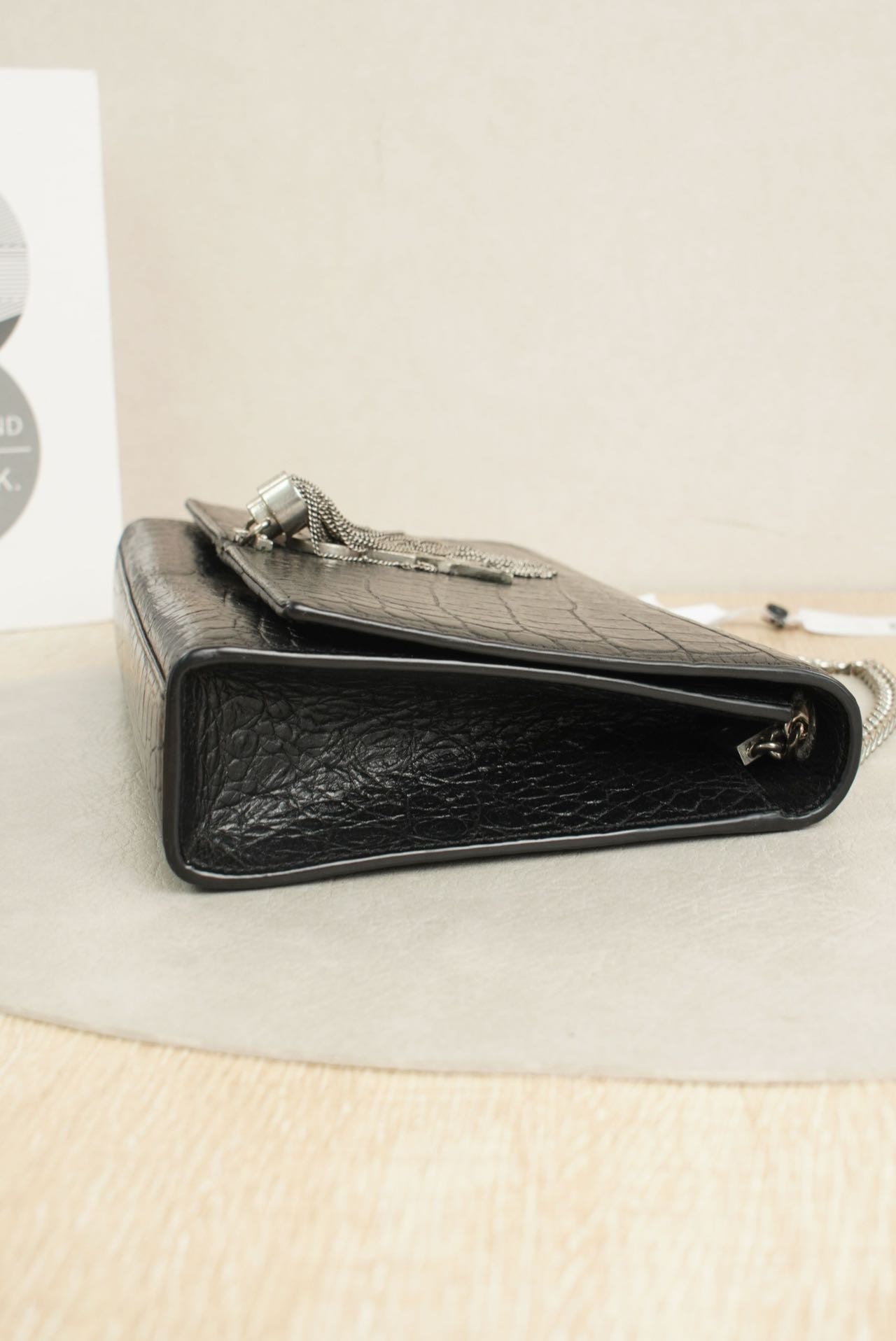 SAINT LAURENT Crossbody Bag Embossed Calfskin24 — cover view 4 of 7