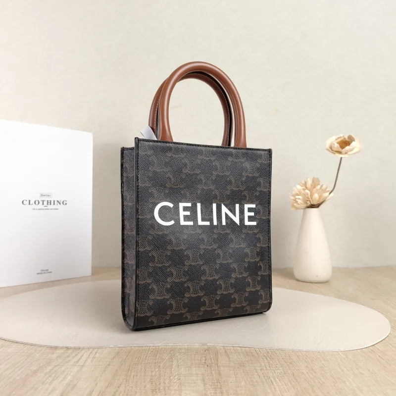 CELINE Crossbody Bag CABAS Mini Monogram PV Cmini17 × 4 × 20.5 cm — cover view 2 of 5
