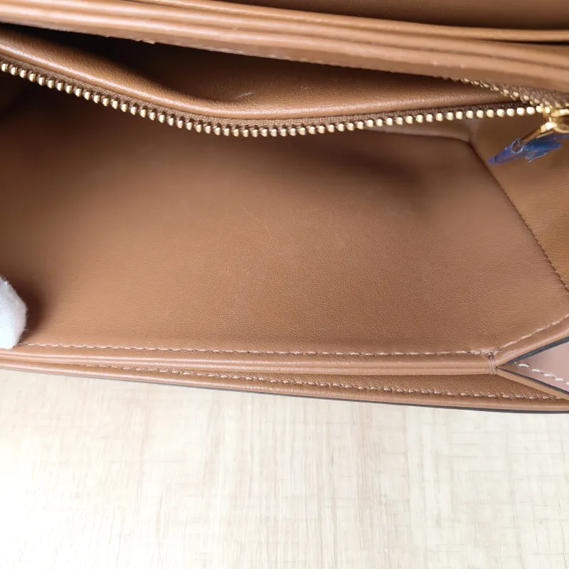 CELINE Crossbody Bag Teen Triomphe White PVC Small18.5 × 6 × 14 cm — detail view 12 of 16