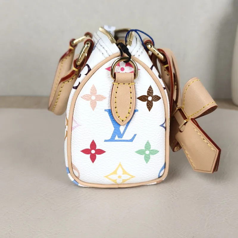 Louis Vuitton Crossbody Bag Speedy Nano Multicolore PV Cnano16 × 7.5 × 10 cm — detail view 3 of 11