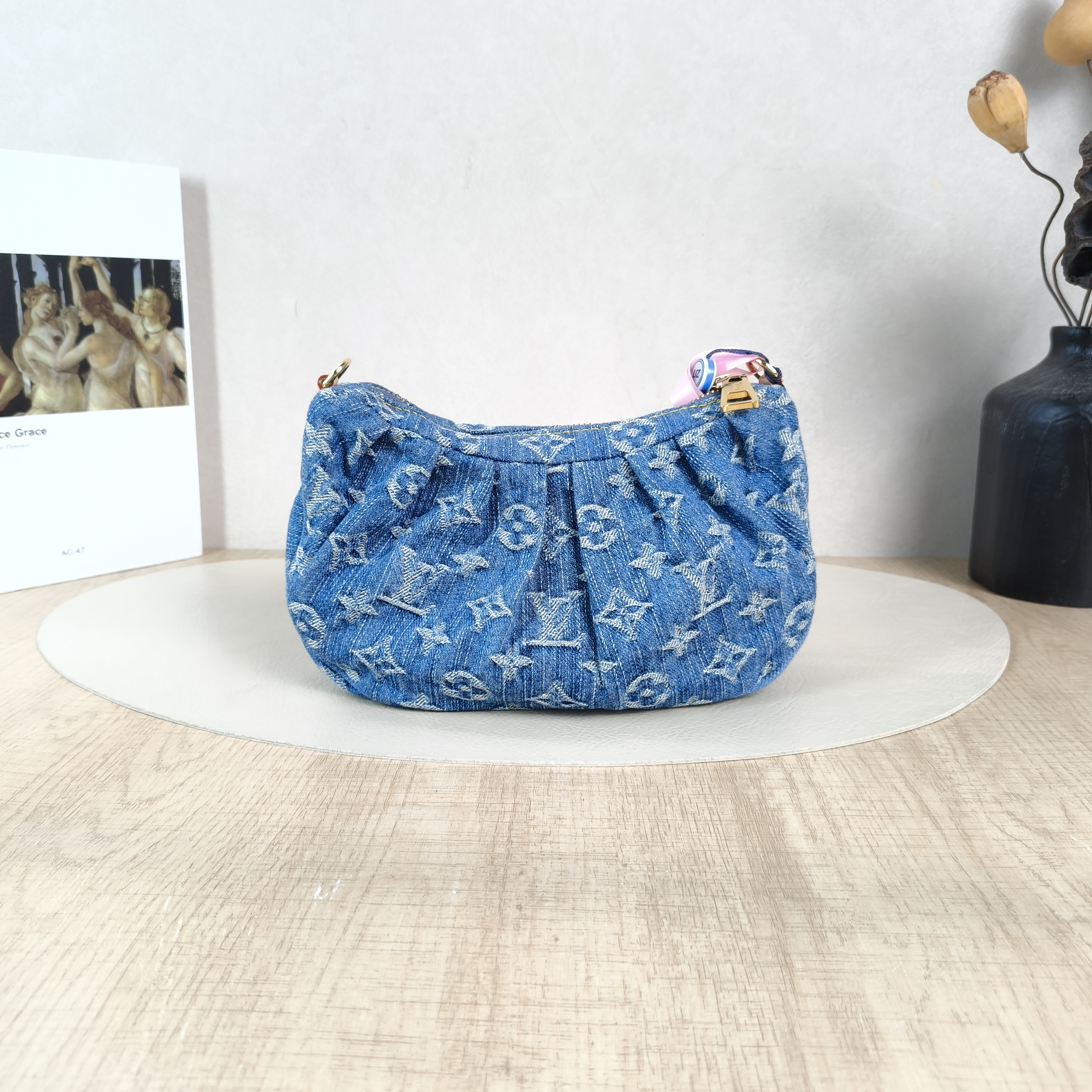Louis Vuitton Shoulder Bag Pochette Valley Blue One Size21 × 7 × 15 cm