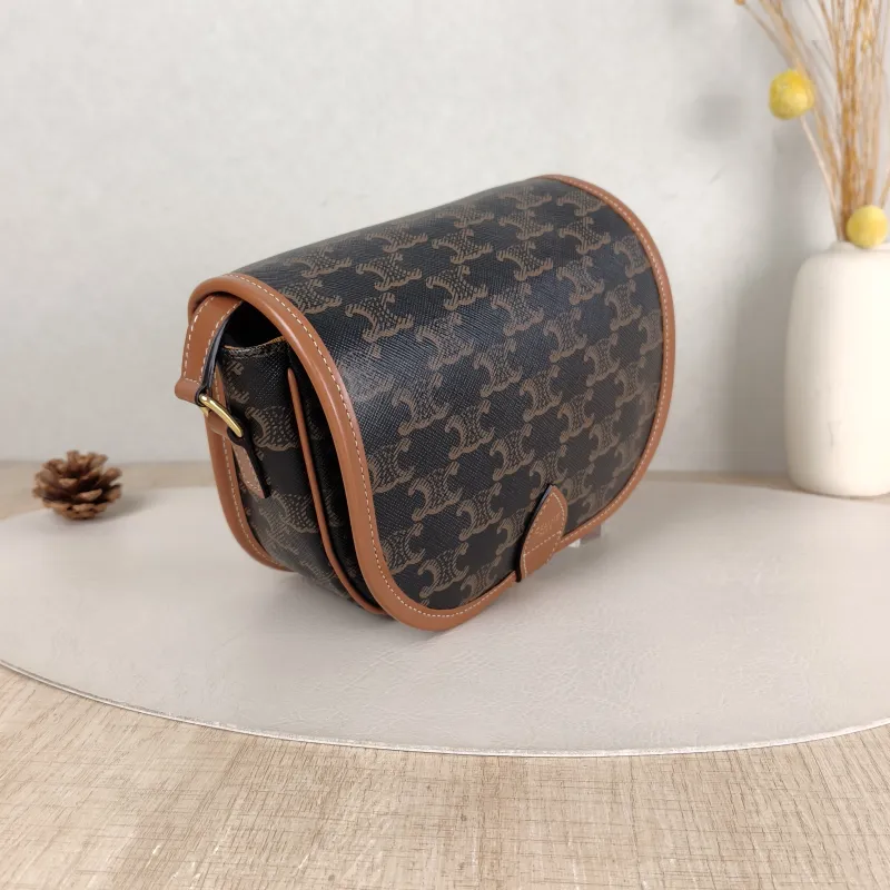 CELINE Crossbody Bag FOLCO Monogram PVC Medium 18.5 × 8 × 17 cm — cover view 6 of 6