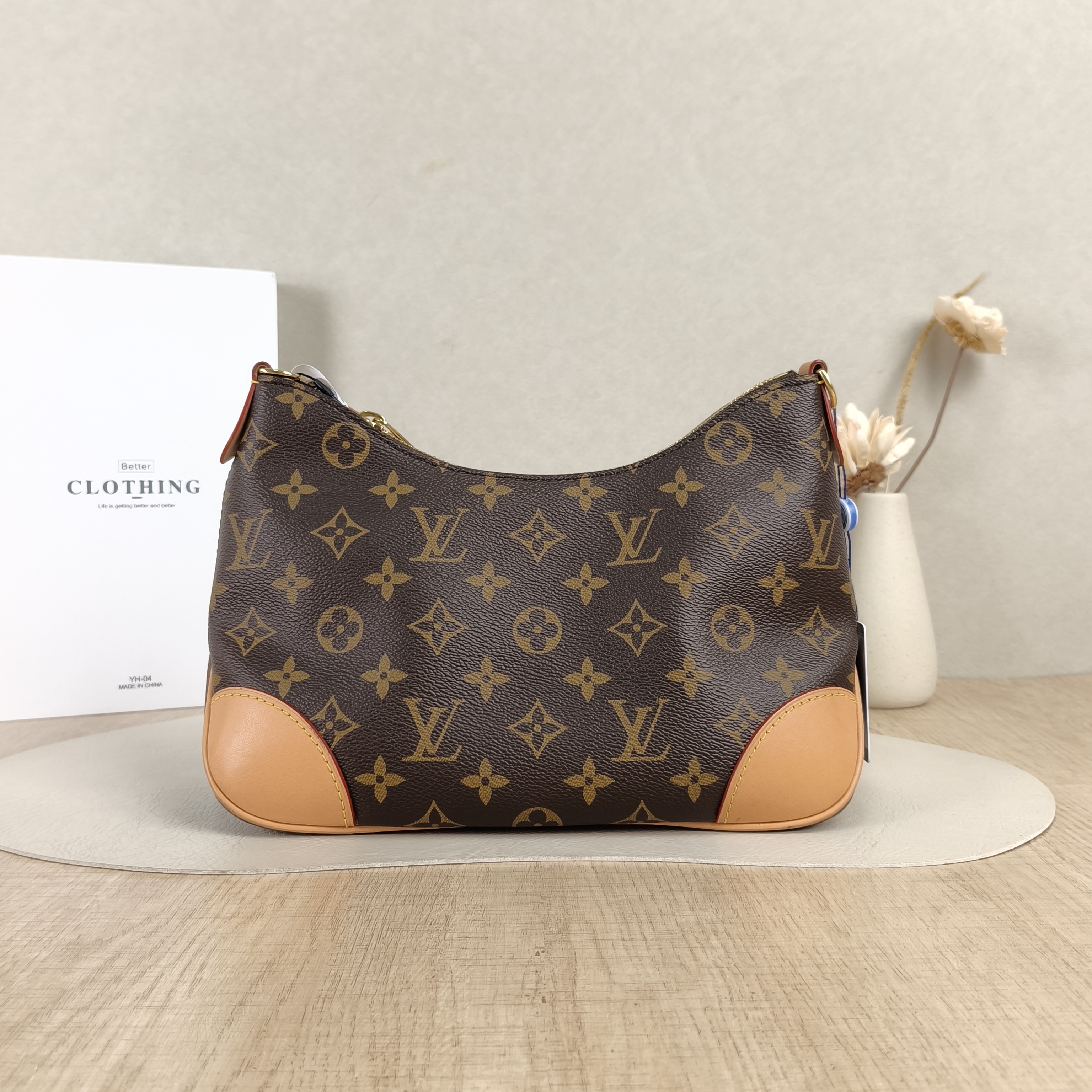 Louis Vuitton Crossbody Bag Boulogne PVC Small26 × 9.5 × 16 cm