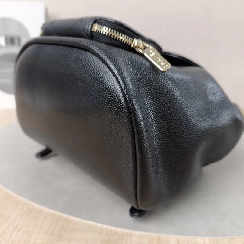 Chanel Backpackaffinity Backpack Black Calfskin Small20 × 14 × 22 cm — detail view 9 of 14