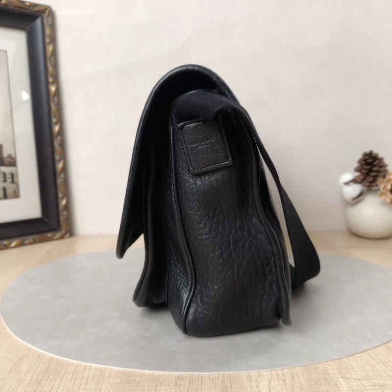 SAINT LAURENT Crossbody Bag Niki Black Lambskin 32 × 9 × 23 cm — cover view 5 of 10